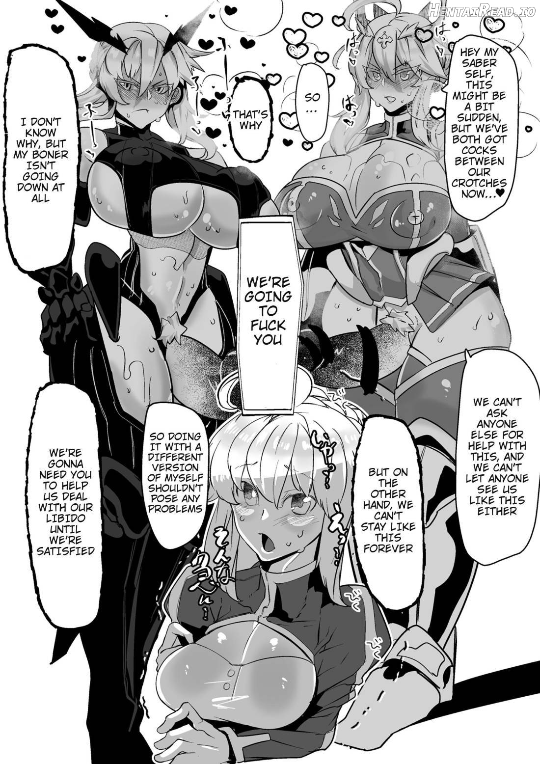 Artoria ga Artoria o Okasu Futanari Les Sex Chapter 1 - page 4